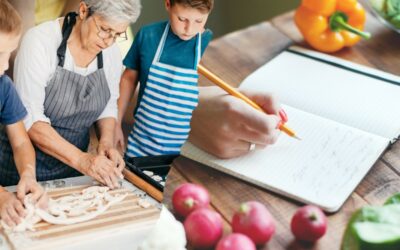Les desserts de grand-mère regroupés dans un livre de recettes gourmand