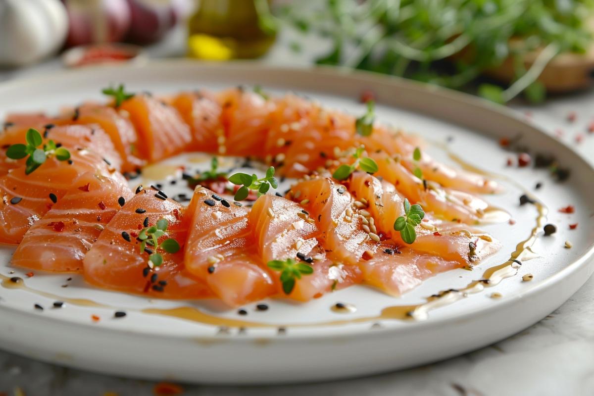 Recette incontournable de tataki de saumon : saveurs et fraîcheur garanties