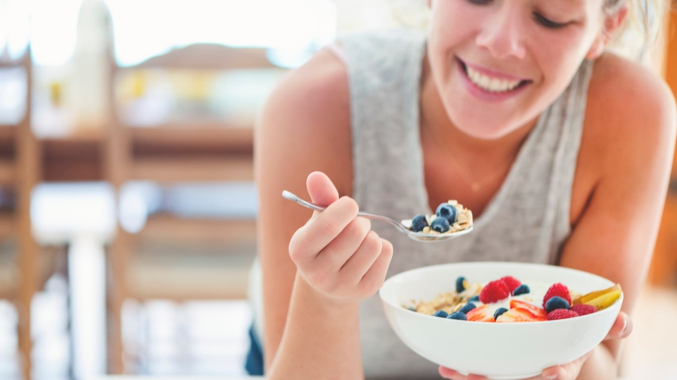 bol pour le petit dejeuner