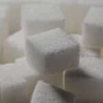 Backlit sugar cubes.