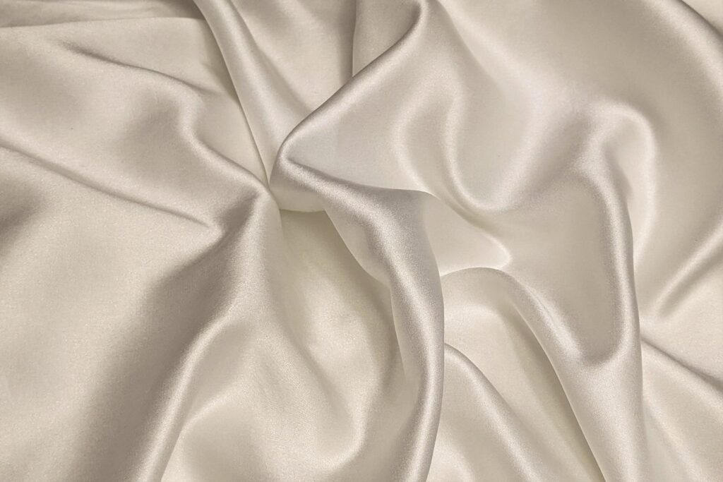 White silk