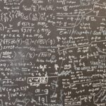 a blackboard with a lot of writing on it