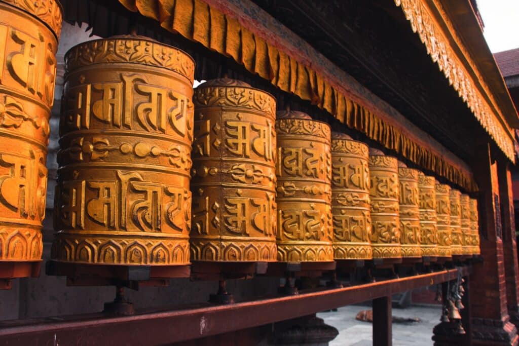 Prayer Wheels in Swayambhunath (aka Monkey Temple).
