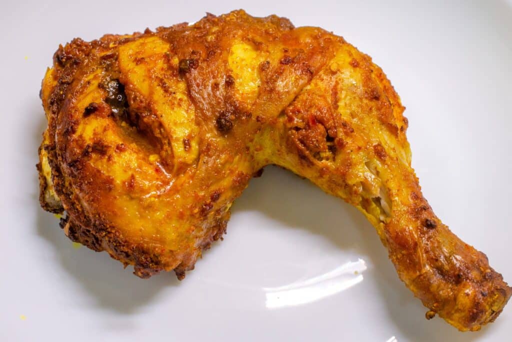 a close up of a piece of food on a plate