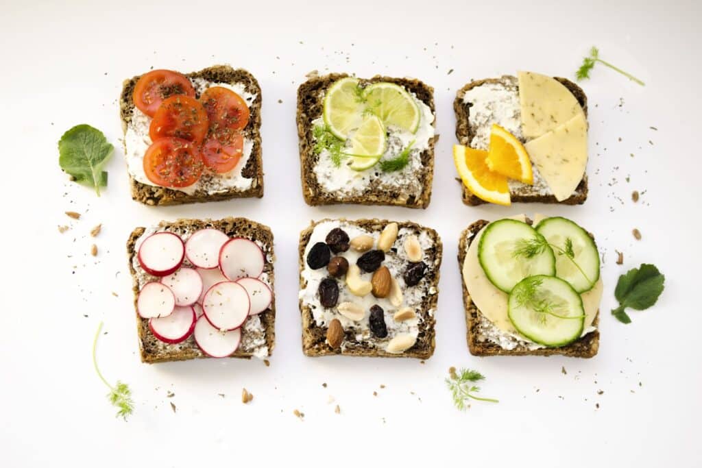 bright sandwiches