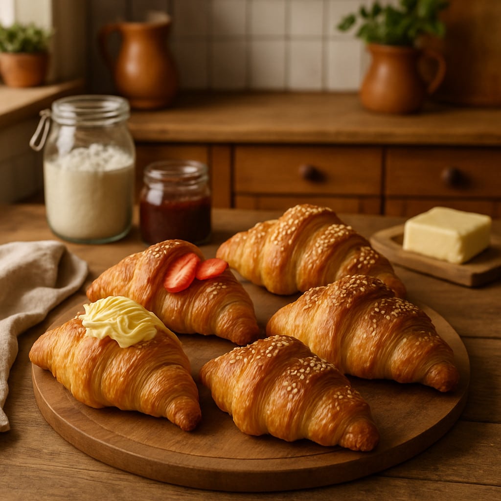 découvrez notre recette maison de croissants avec des astuces pour obtenir un feuilletage léger et croustillant, idéal pour un petit-déjeuner gourmand.