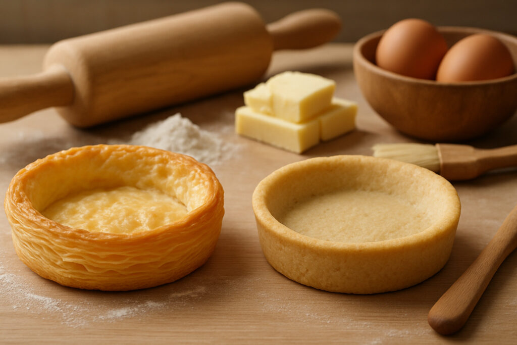 découvrez les différences essentielles entre la pâte feuilletée et la pâte brisée pour réussir toutes vos recettes maison avec succès.