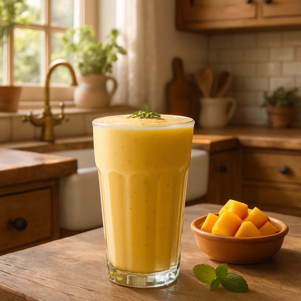 découvrez la recette du lassi mangue, un smoothie indien frais et onctueux parfait pour se rafraîchir avec douceur et saveur.