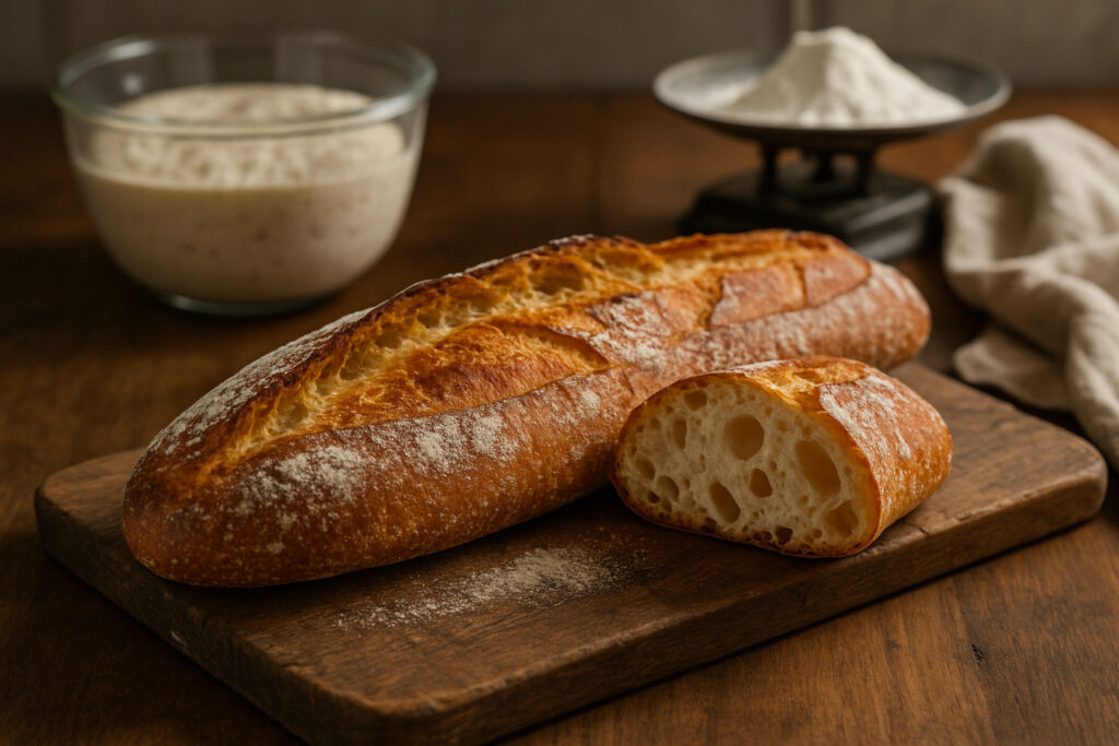 découvrez notre recette de baguette au levain et nos astuces pour obtenir une mie légère et croustillante à chaque fournée.