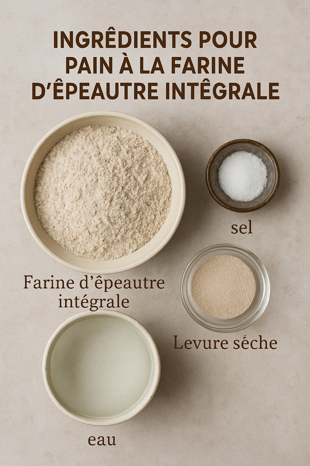 découvrez notre recette facile de pain à la farine d’épeautre intégrale avec des astuces pour un levé parfait. un pain sain, savoureux et réussi à chaque fois !