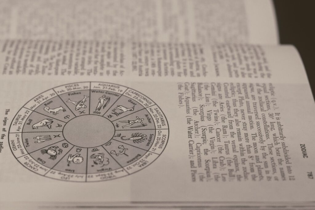 zodiac signs bookpage
