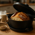 découvrez pourquoi une cocotte est l'outil idéal pour cuire votre pain maison à la perfection, en assurant une croûte croustillante et une mie moelleuse.