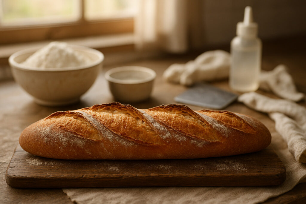 découvrez notre recette facile de baguette de pain croustillante maison avec des astuces inratables pour un résultat parfait à chaque fois.